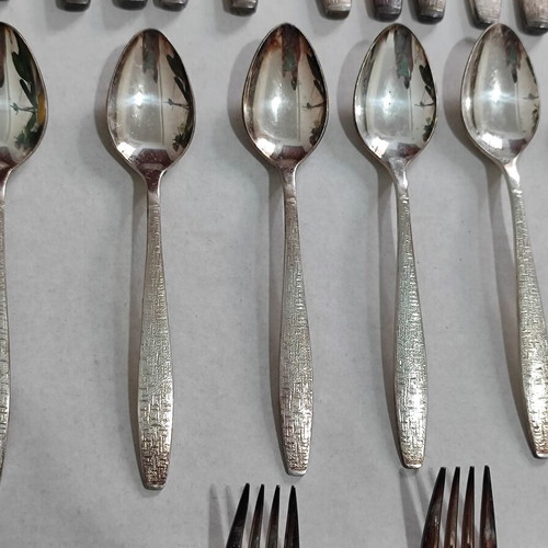 TWA Vintage Silver-Plated Cutlery Set used with Patina