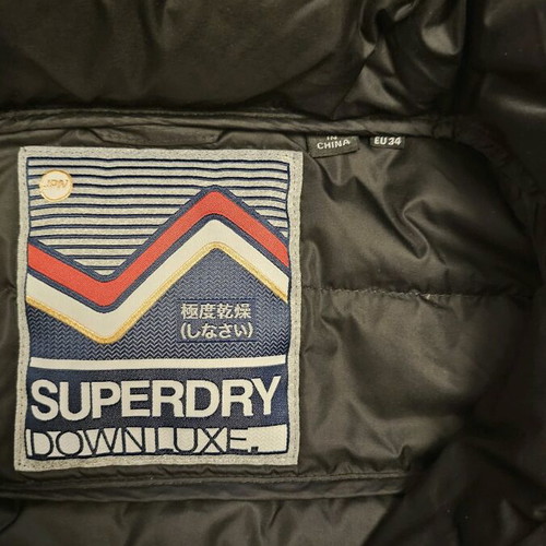 Superdry women's jacket XS black like new