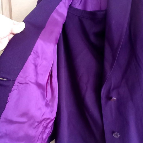 Purple classic suit used, size large