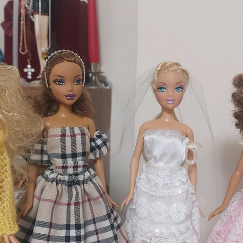 Barbie My Scene vintage dolls used, collection of 25 from 1999