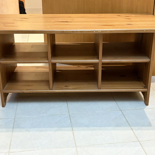 IKEA Leksvik coffee table used, solid pine wood