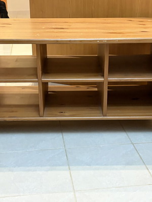 IKEA Leksvik coffee table used, solid pine wood