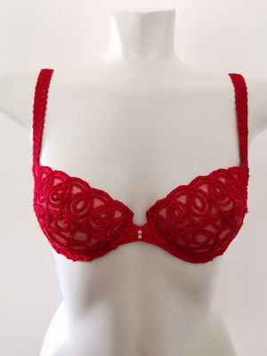Lejaby bra No 34B new with unique design and rhinestones