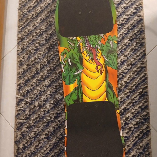 Dragon Themed Skateboard used