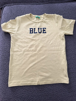 Benetton T-shirts for boys size 140 cm like new blue and yellow