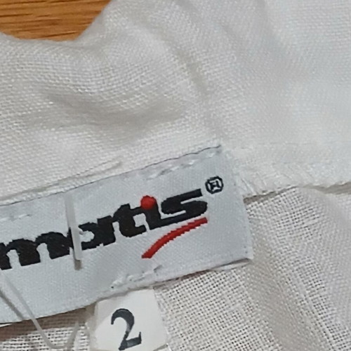 Matis white linen pants size M/L like new