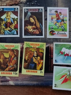 Grenada stamps new, pack of 12 pieces