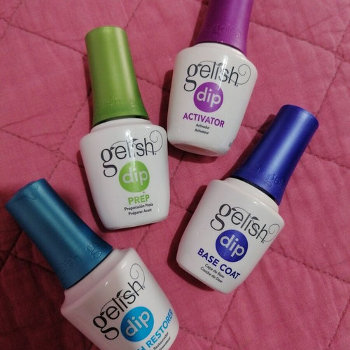 Dipping system Gelish like new with Indigo and Gelish powders