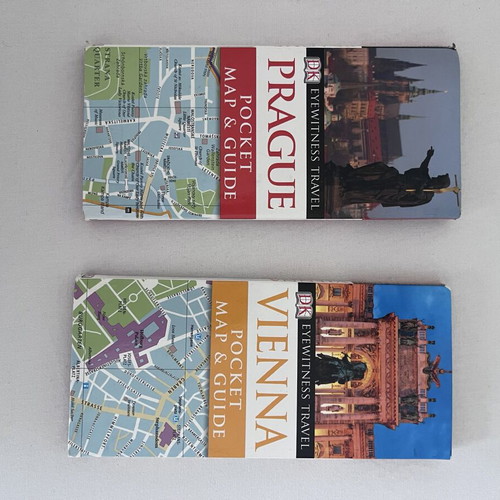 Pocket Travel Guides Prague and Vienna used, English