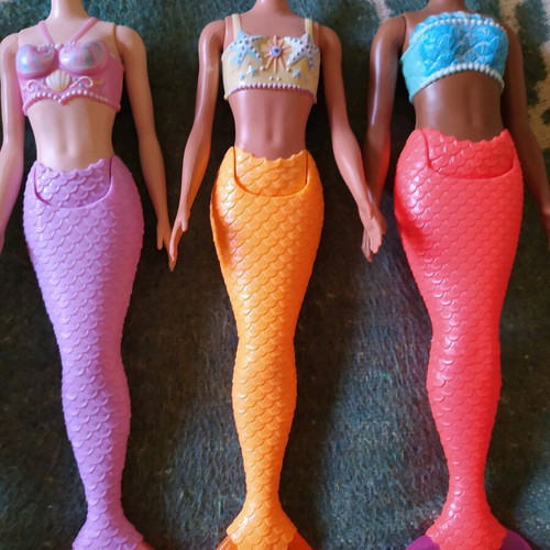Barbie bodies and doll like new, 4 bodies, 3 mermaids, 1 Fashionista