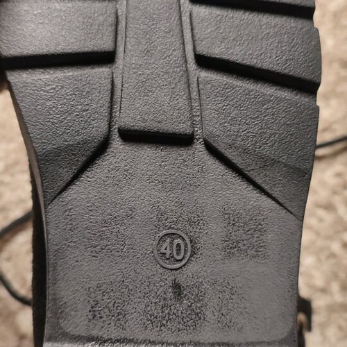 Shein boots new with inner fur, size 40, black