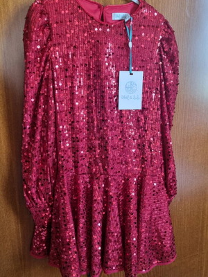 Abel & Lula Red Sequin Dress New, Size 122 cm, 7 Years