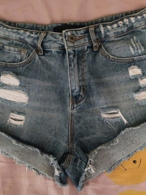 Jeans shorts TALLY WEIJL like new, size 36, blue
