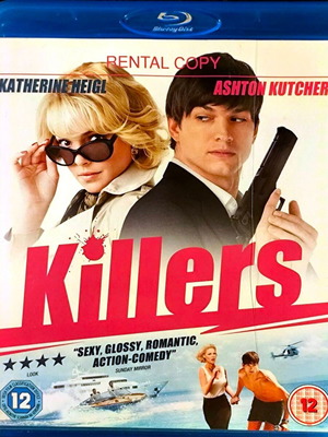 Killers Blu-Ray used, action comedy with Katherine Heigl and Ashton Kutcher