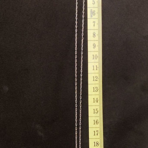 Silver cross pendant 925 with chain, like new, 40 cm
