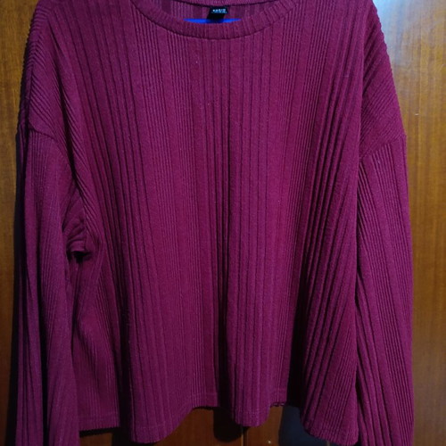 Burgundy blouse XL like new
