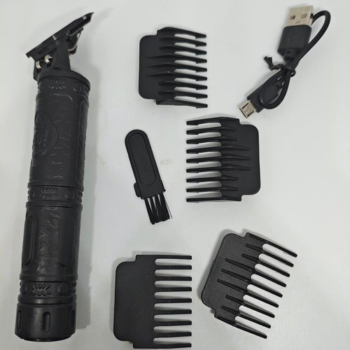 Rechargeable Trimmer with Black Embossed Design like new