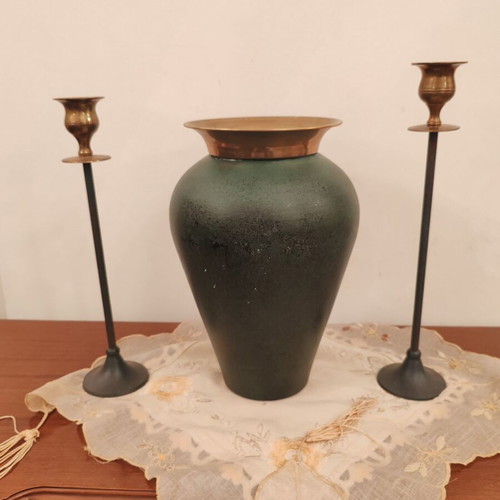 Various decorative items used 20-35 cm with patina