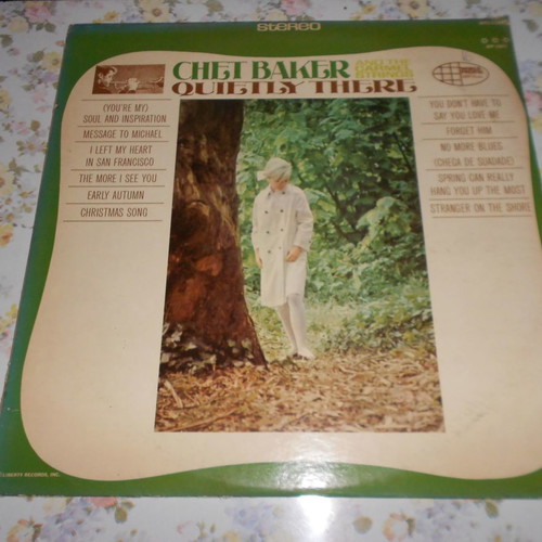 Old 33" records used with various artists and soundtracks