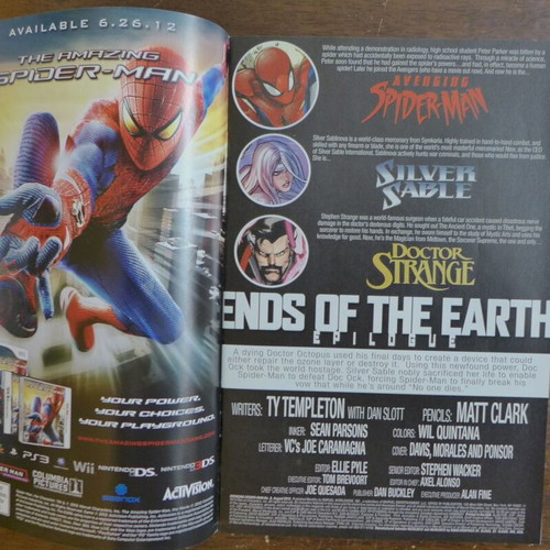 Amazing Spider-Man Ends of the Earth (2012) like new, issues 682, 684-687 and Avenging Spider-Man 8
