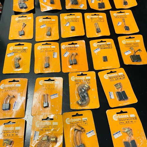 Wheel, drill, and starter carbon brushes new