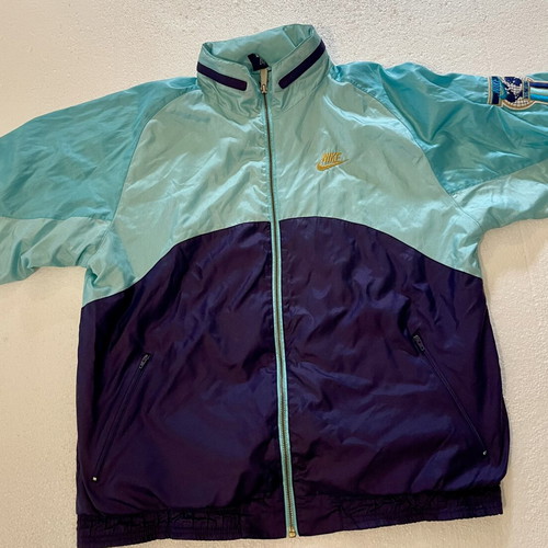 Nike Vintage International Windbreaker Jacket 80s/90s Rare Colorblock