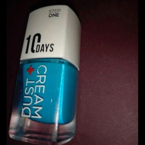 Blue Dust+Cream Nail Polish 10days No:520 12ml new