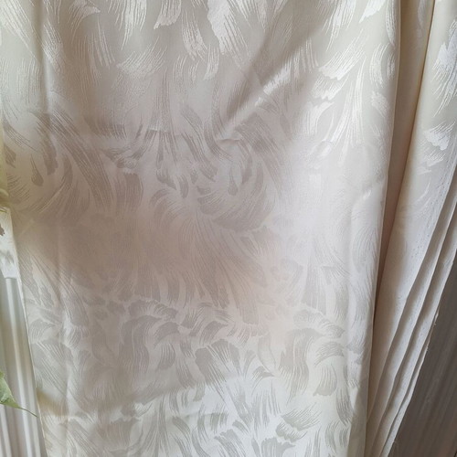 Ivory beige satin fabric new 3.5 meters by 1.10 width