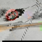  Σετ Κουτάλα Κουζίνας Ξύλινη 50cm + 2 σταχτοδοχεία μεταλλικά