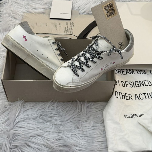 Golden Goose Hi Star leather trainers like new, size 39, white