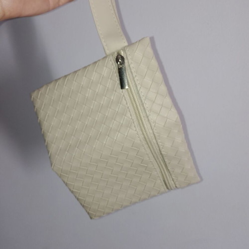 Toiletry bag with strap, new, beige