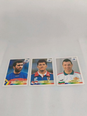 Αυτοκόλλητα Panini World Cup 98 με Hagi, Suker, Stoichkov καινούργια
