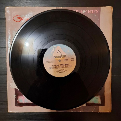 Simple Minds Celebration LP συλλογή μεταχειρισμένο