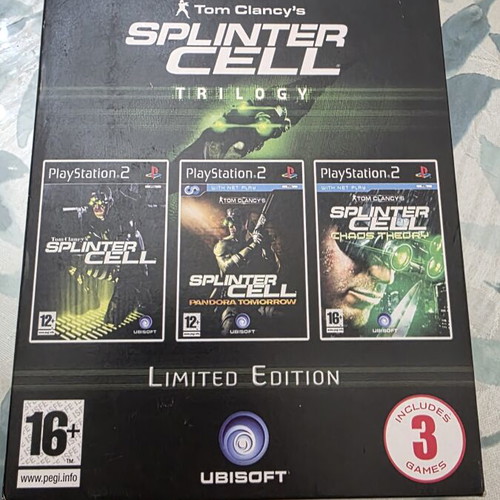 Tom Clancy's Splinter Cell Trilogy Limited Edition for Sony PS2 like new