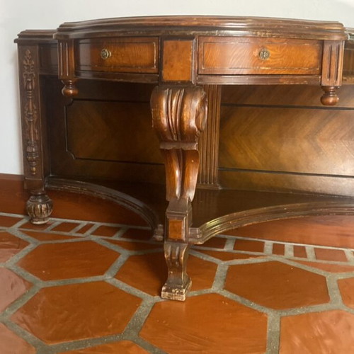 Entry console used, wooden