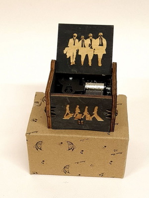 Let it be music box by The Beatles new, wooden