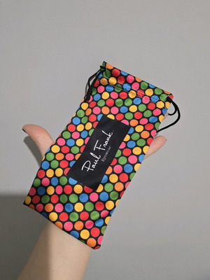 Paul Frank glasses case new, multicolored