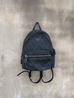 Mini backpack Guess used, black and grey