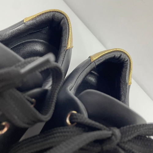 Dolce & Gabbana leather sneakers used, size 37.5, black
