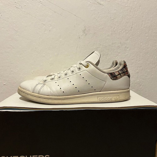 Adidas Women's Stan Smith Her Studio London Plaid shoes size 40 used
