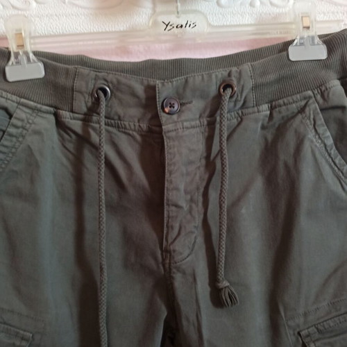 Men's cargo shorts khaki like new, size S