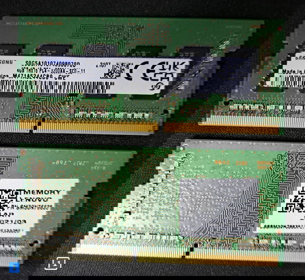Μνήμες RAM για laptop - Samsung SO-DIMM 4GB DDR4 3200MHz (σύνολο 8GB)
