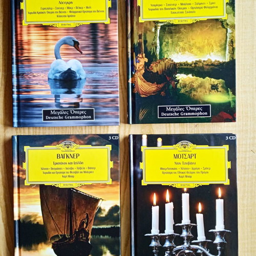 Operas Tannhäuser and Tristan und Isolde by Richard Wagner on 6 CDs with books