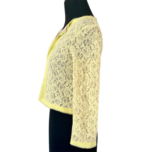 Motivi yellow lace blazer S like new
