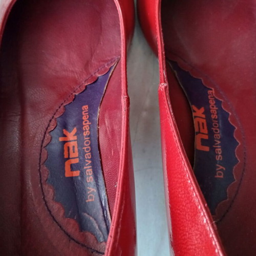 Salvador Sapena leather shoes patent leather size 40 like new