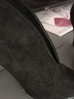 Black bootie like new, size 37