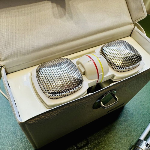 Grundig GDSM 202 vintage stereo dynamic microphone like new