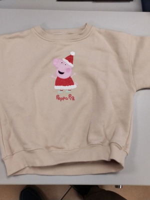 Φουτεράκι Peppa Χριστουγεννιάτικο Zara Αφόρετο, Μέγεθος 98 cm