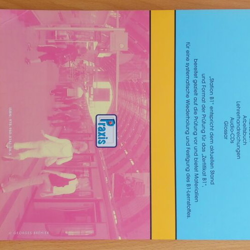 Station B1 German Language Test Book like new