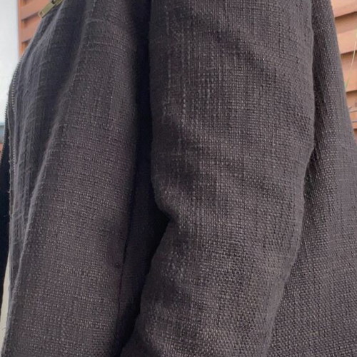 H&M Jacket No40 Dark Gray With Gold Zippers Like New